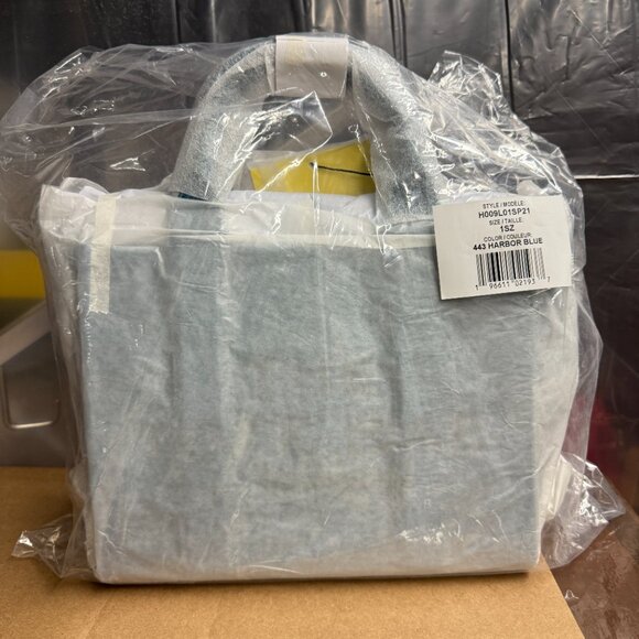 MARC JACOBS The Leather Small Tote – Harbor Blue - Picture 8 of 10